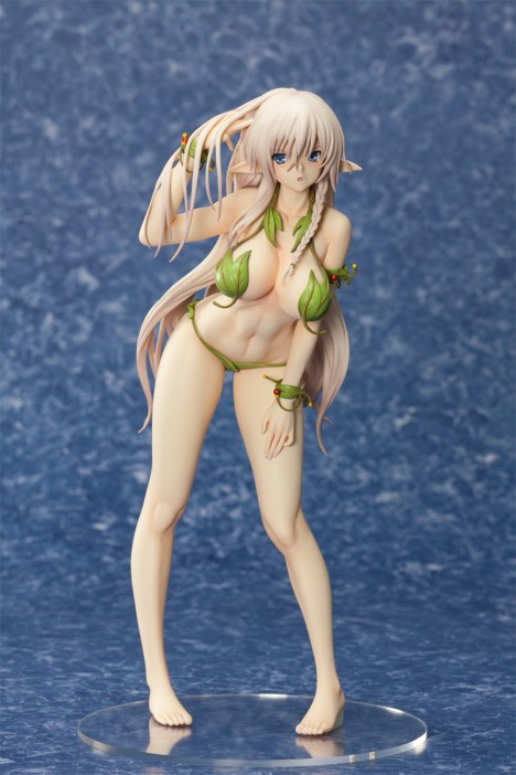 аниме картинка девушка в купальнике из листьев Leaf Bikini Alleyne Cast-off Figure