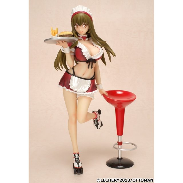 аниме картинка девушка горничная на роликах Candy Resin Figure: Roller Maid