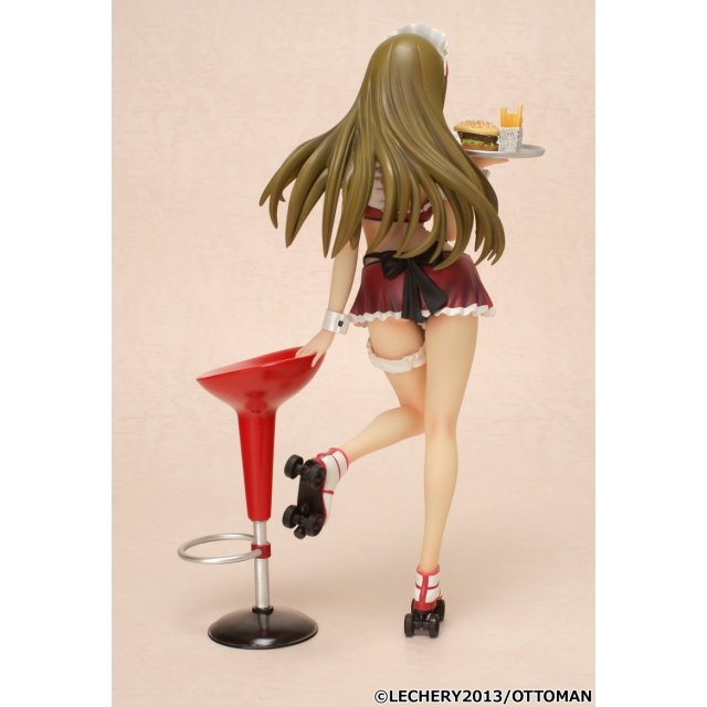 аниме картинка девушка горничная на роликах Candy Resin Figure Roller Maid